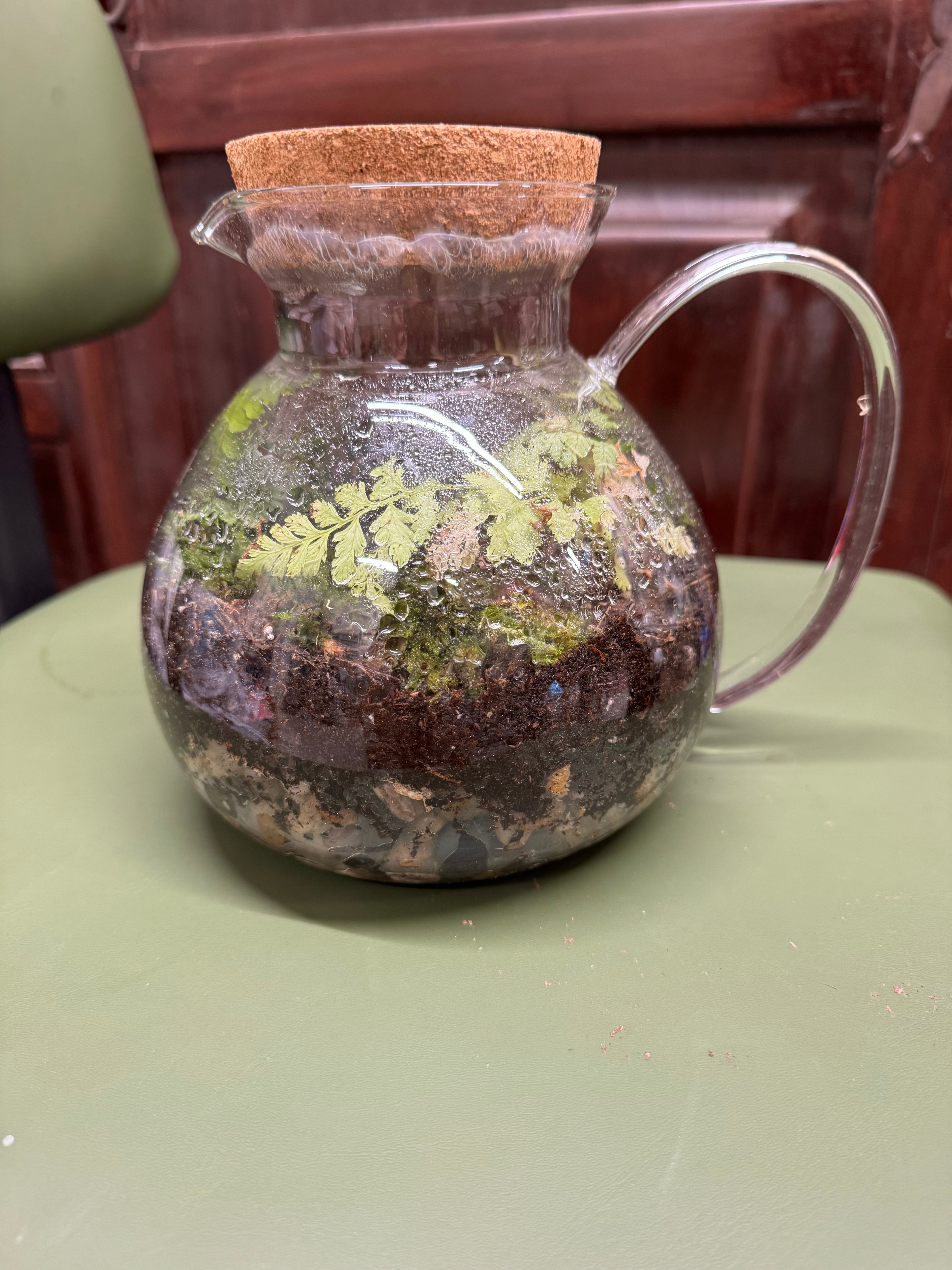 Large Teapot Glass Terrarium