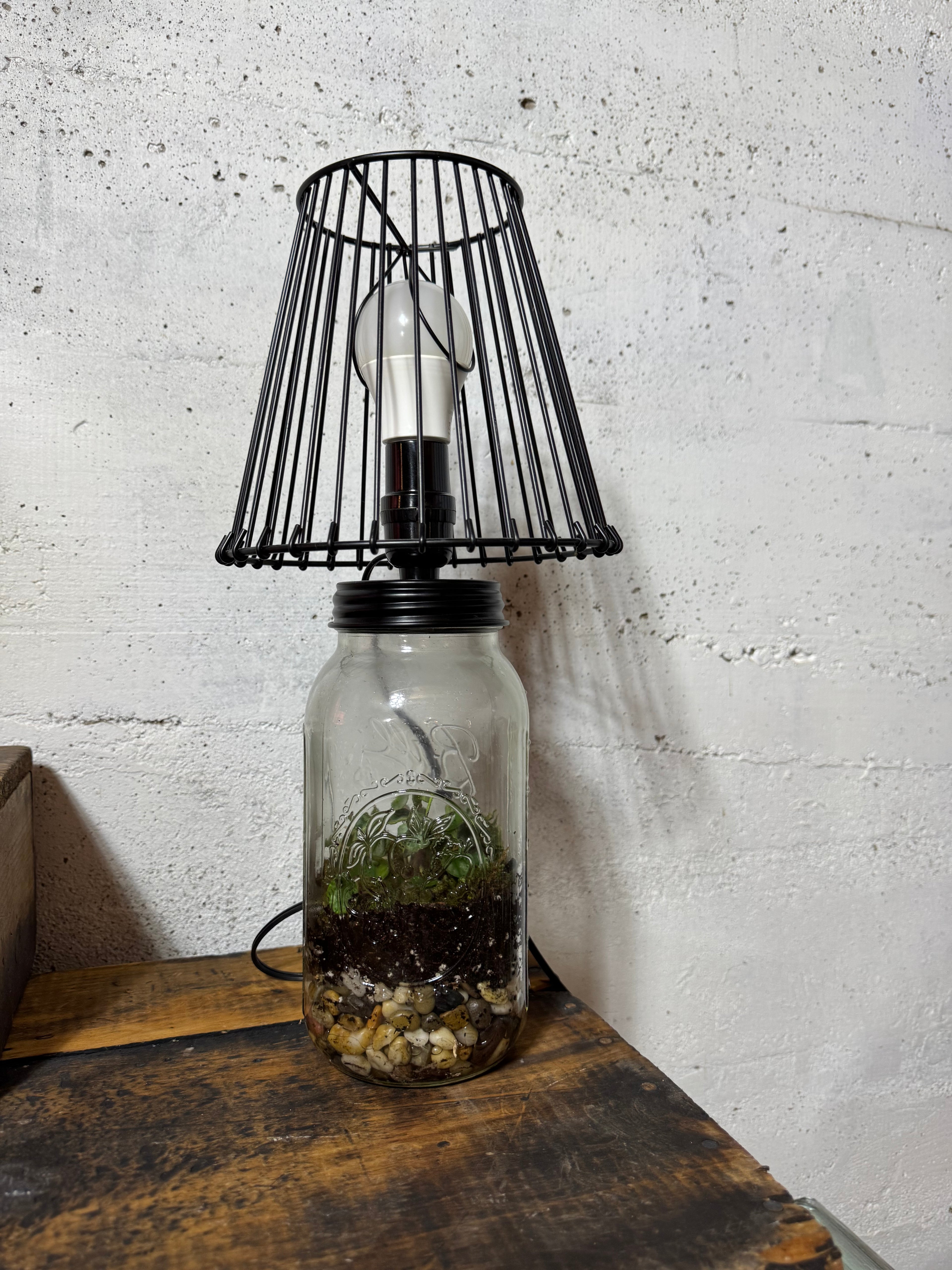 Small Mason Lamp